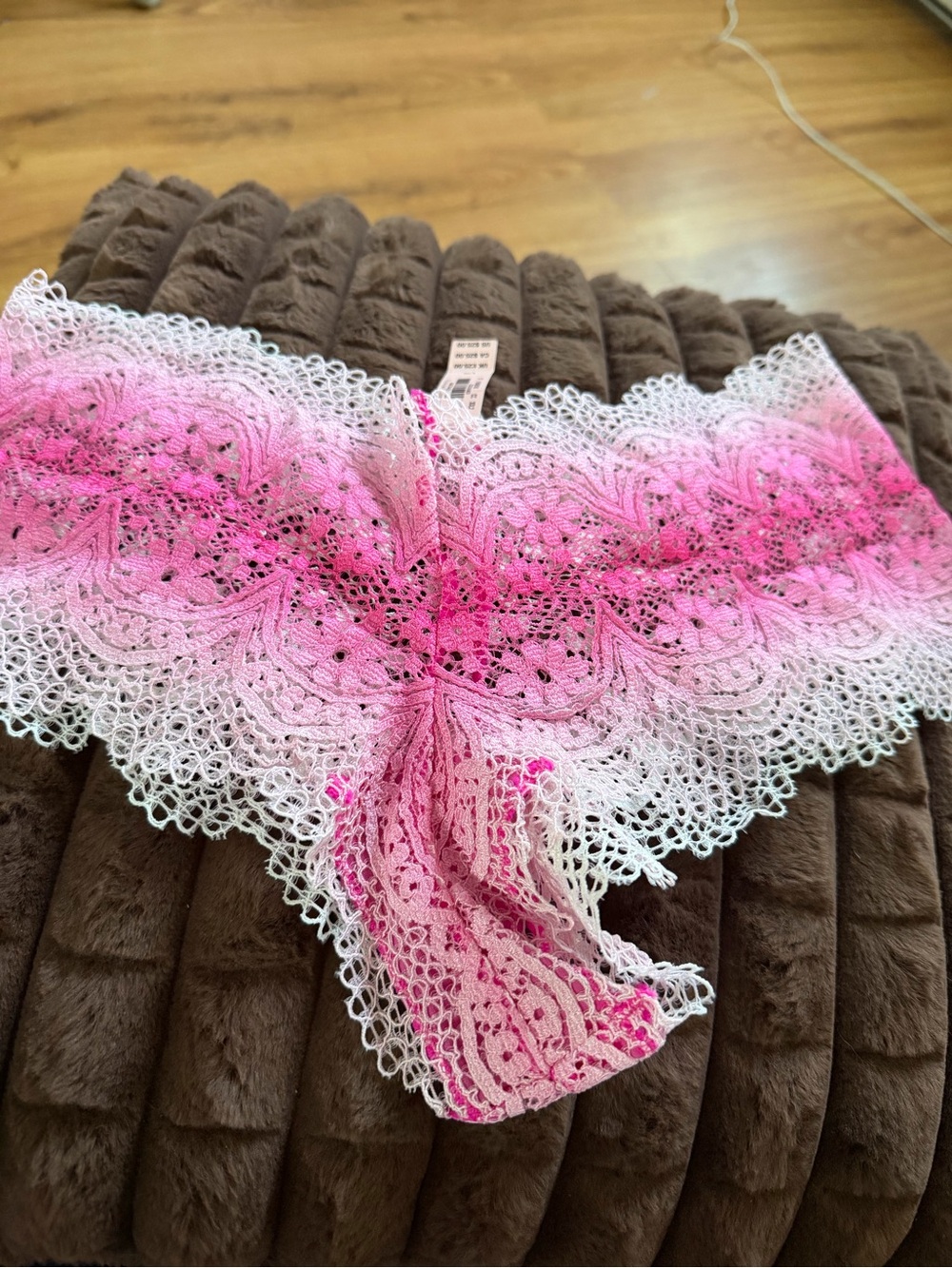 Victoria's Secret Pink Ombre Lace Cheeky